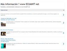 Tablet Screenshot of ecuahit.net